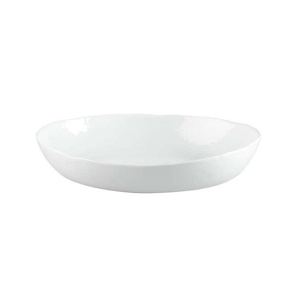 *SOLD* CRATE & BARREL White Porcelain Serving Bowl - Fruit Bowl - Picture 2 of 5